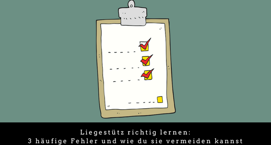 Liegestütz richtig lernen Drei häufige Fehler vermeiden