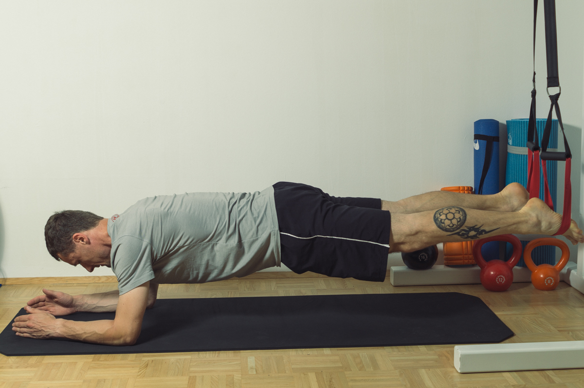 Unterarmstütz mit dem Sling Trainer