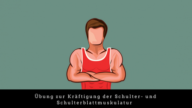 Schulterübung auf dem Gymnastikball